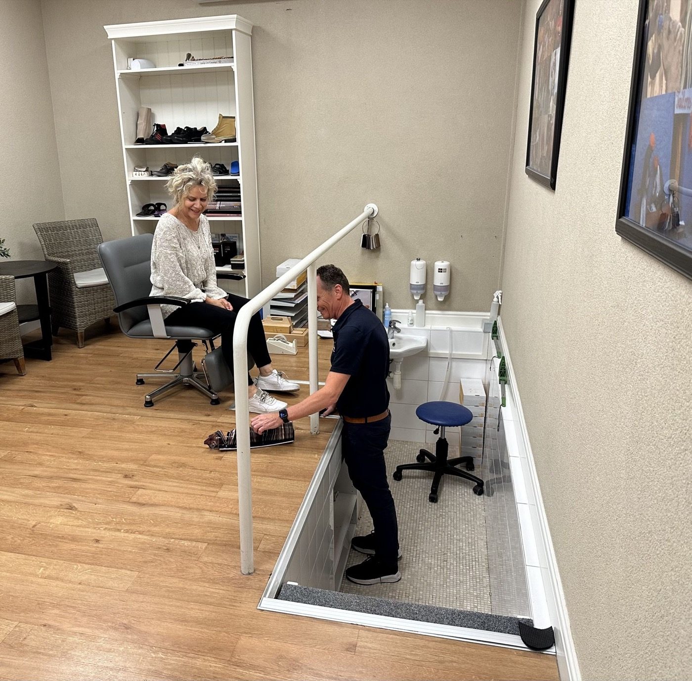 Working upright at the Orthostand
