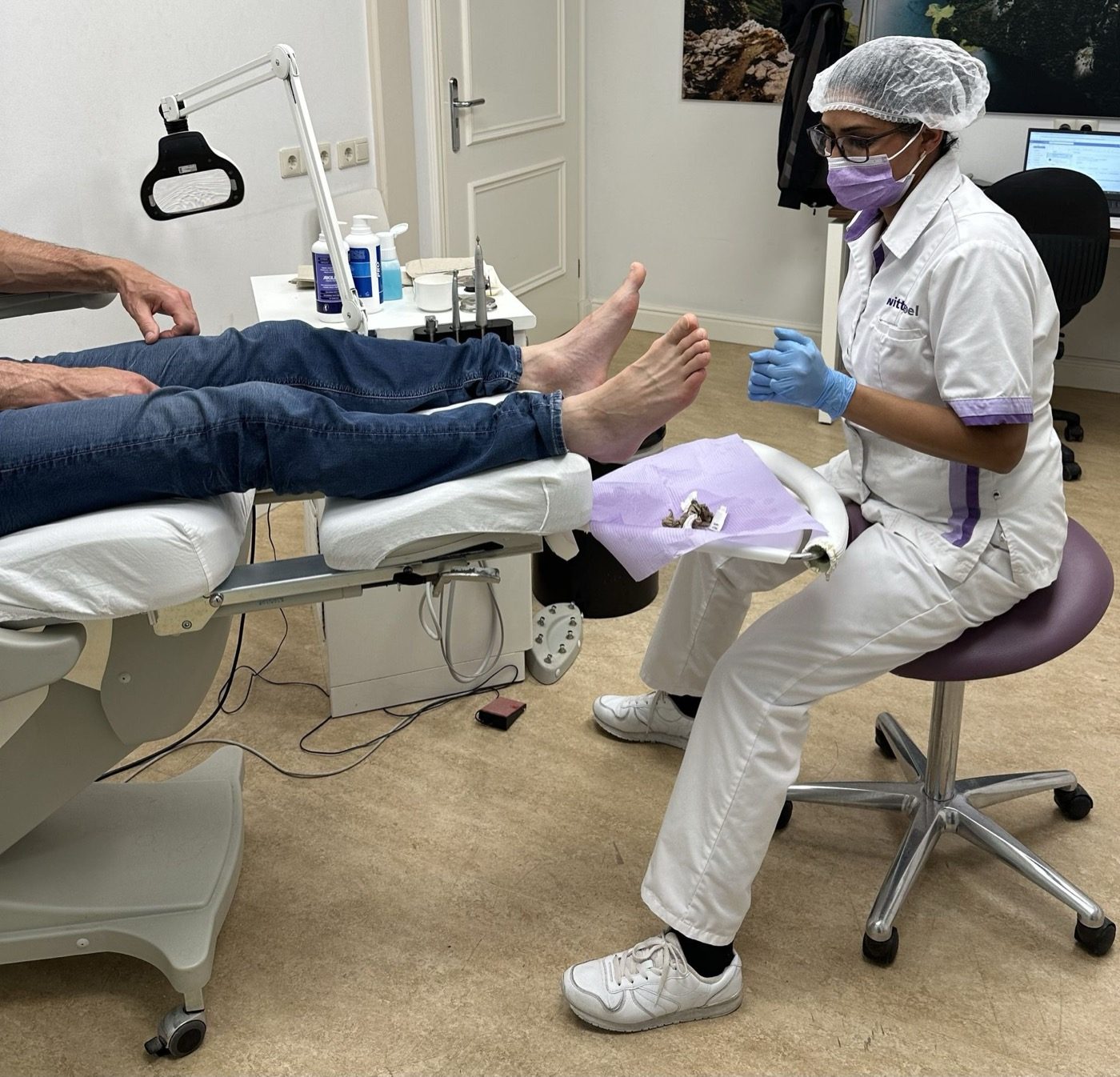 Client assessment at the Orthostand