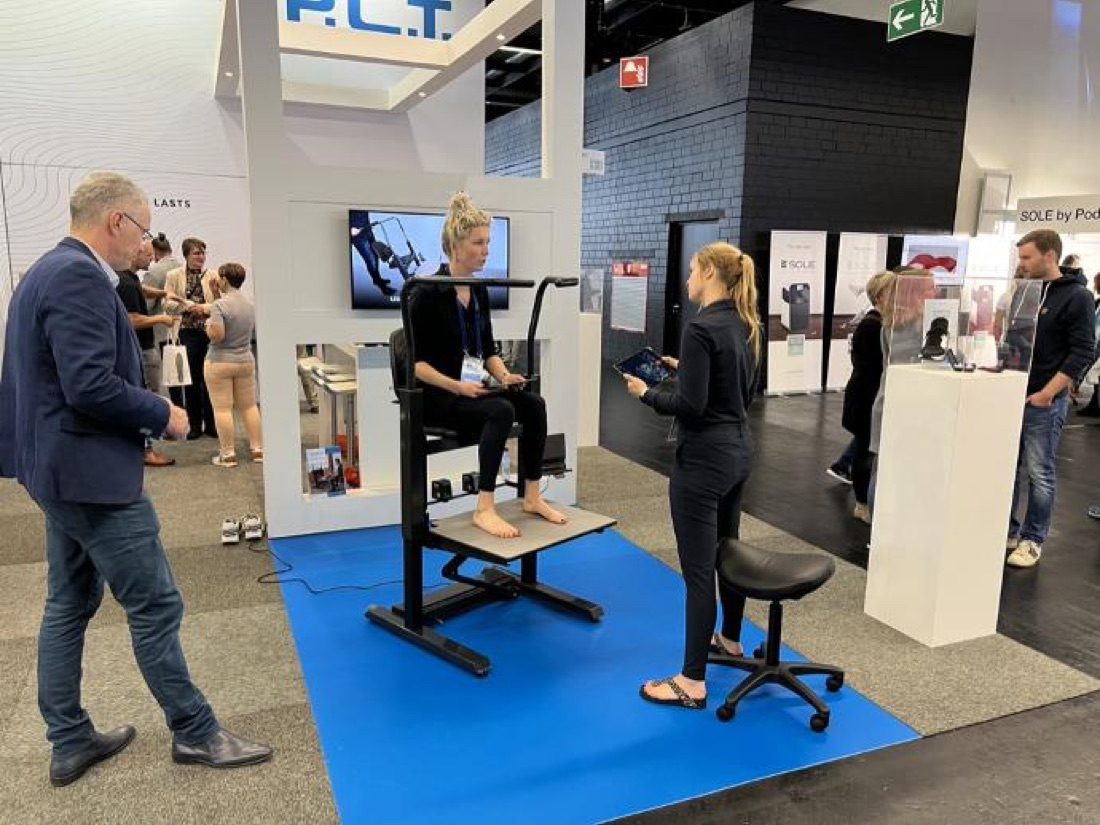 The Orthostand team at a trade fair
