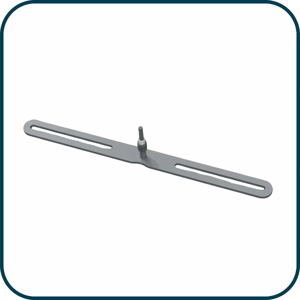 Laser bar M30 for two line lasers