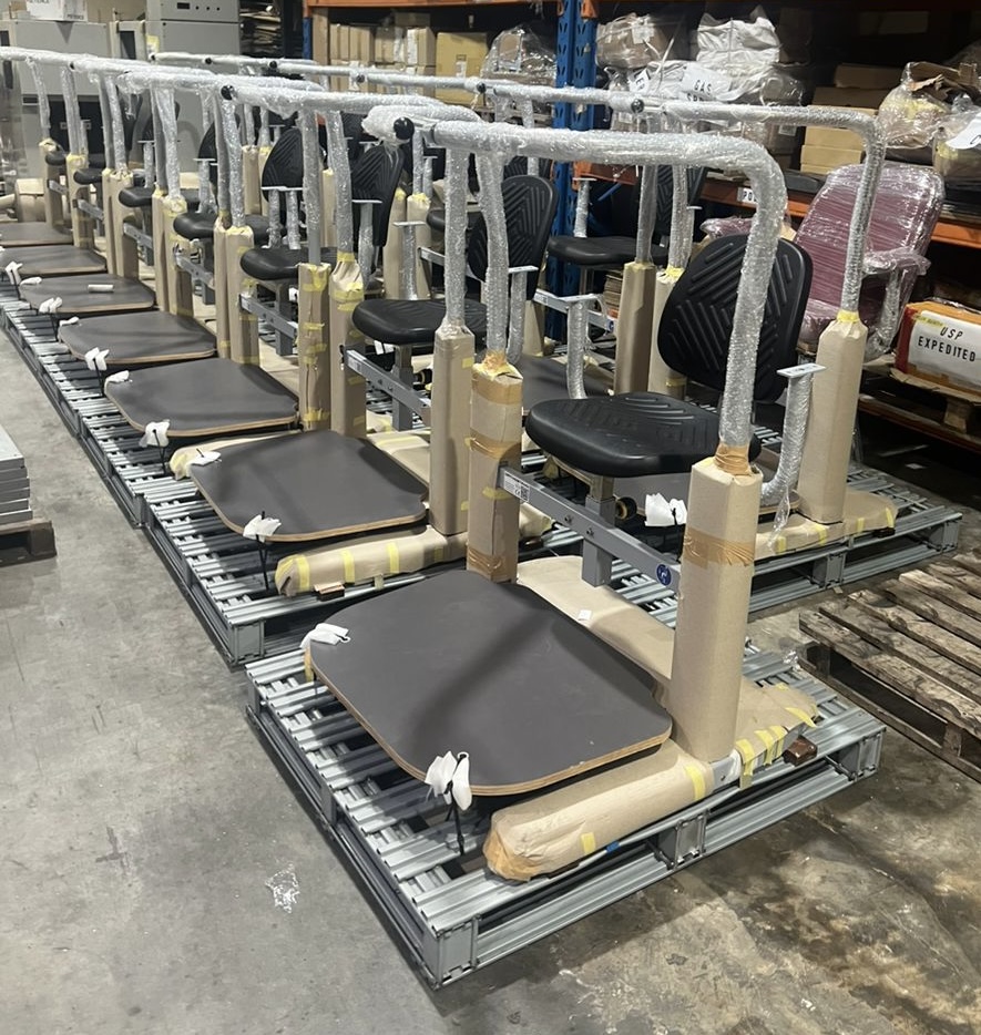 International packaging incl. metal pallet 85x85, for single Orthostand M30