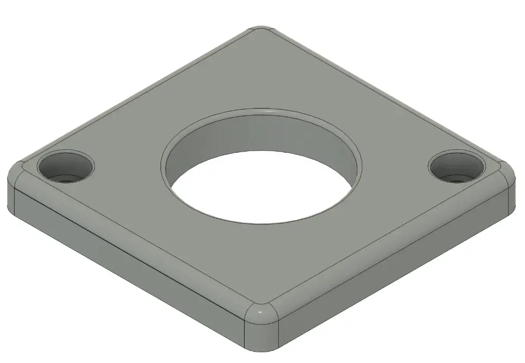 Lift  tube cap for lift tube RAL 7040