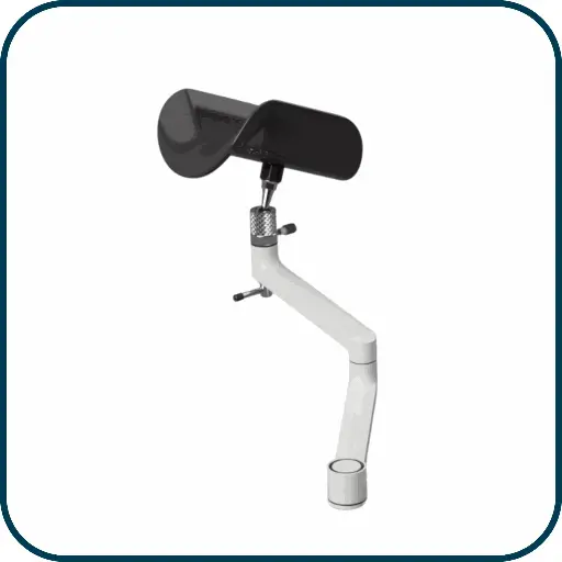 [150] Leg support Pro with multiple connectors for accessories