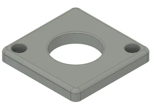 [535] Lift  tube cap for lift tube RAL 7040